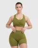 Unified Layered Sports Bra | Olive Green sold by Oner Active