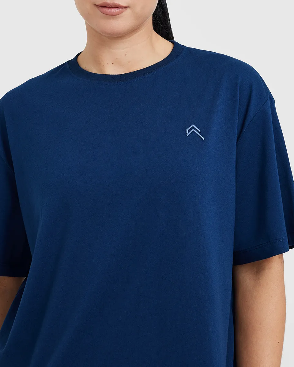 Classic Oversized Lightweight T-Shirt | Midnight sold by Oner Active product image thumbnail 4