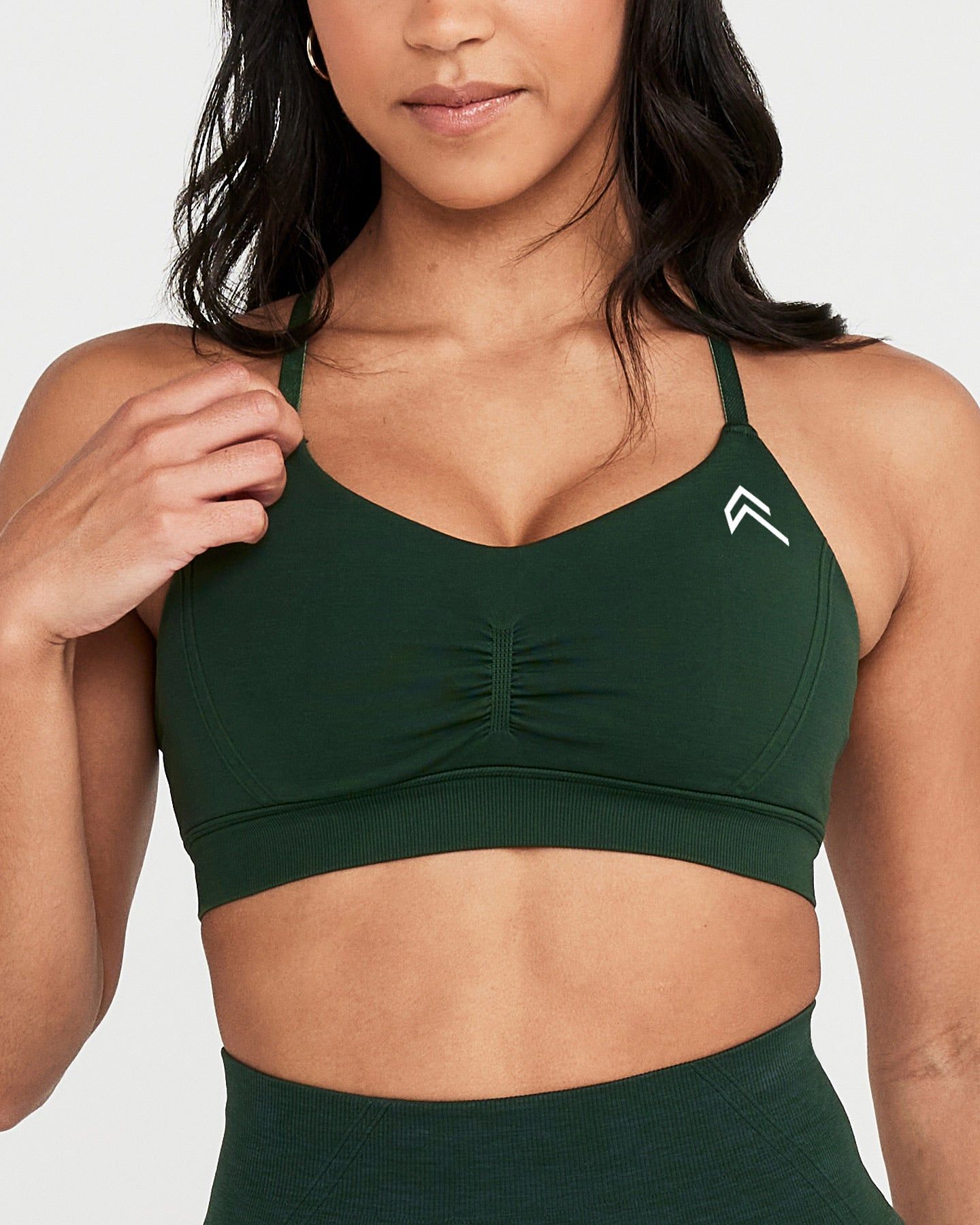 Effortless Micro Bralette | Evergreen sold by Oner Active product image thumbnail 4