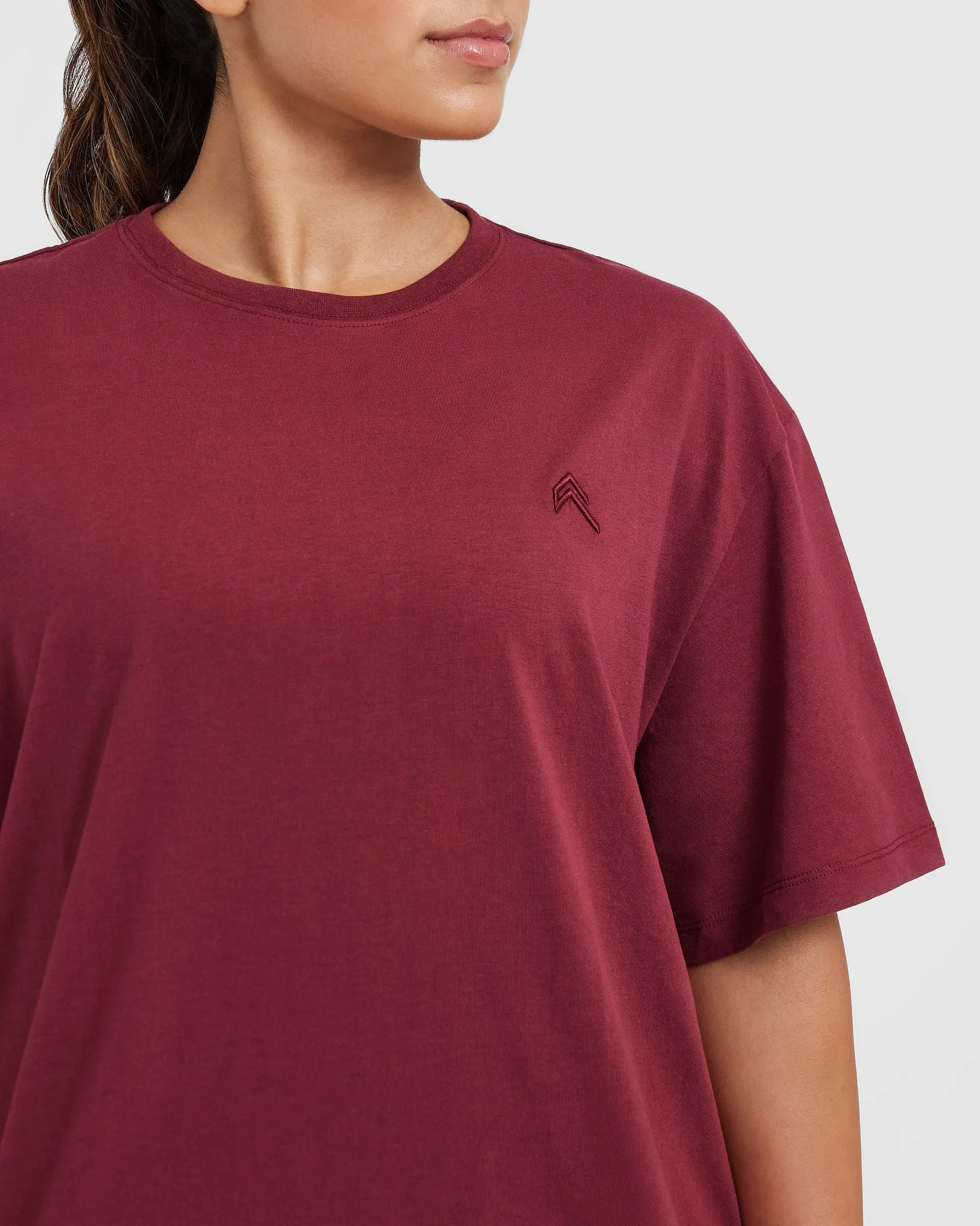 Classic Oversized Lightweight T-Shirt | Burnt Cherry sold by Oner Active product image thumbnail 4