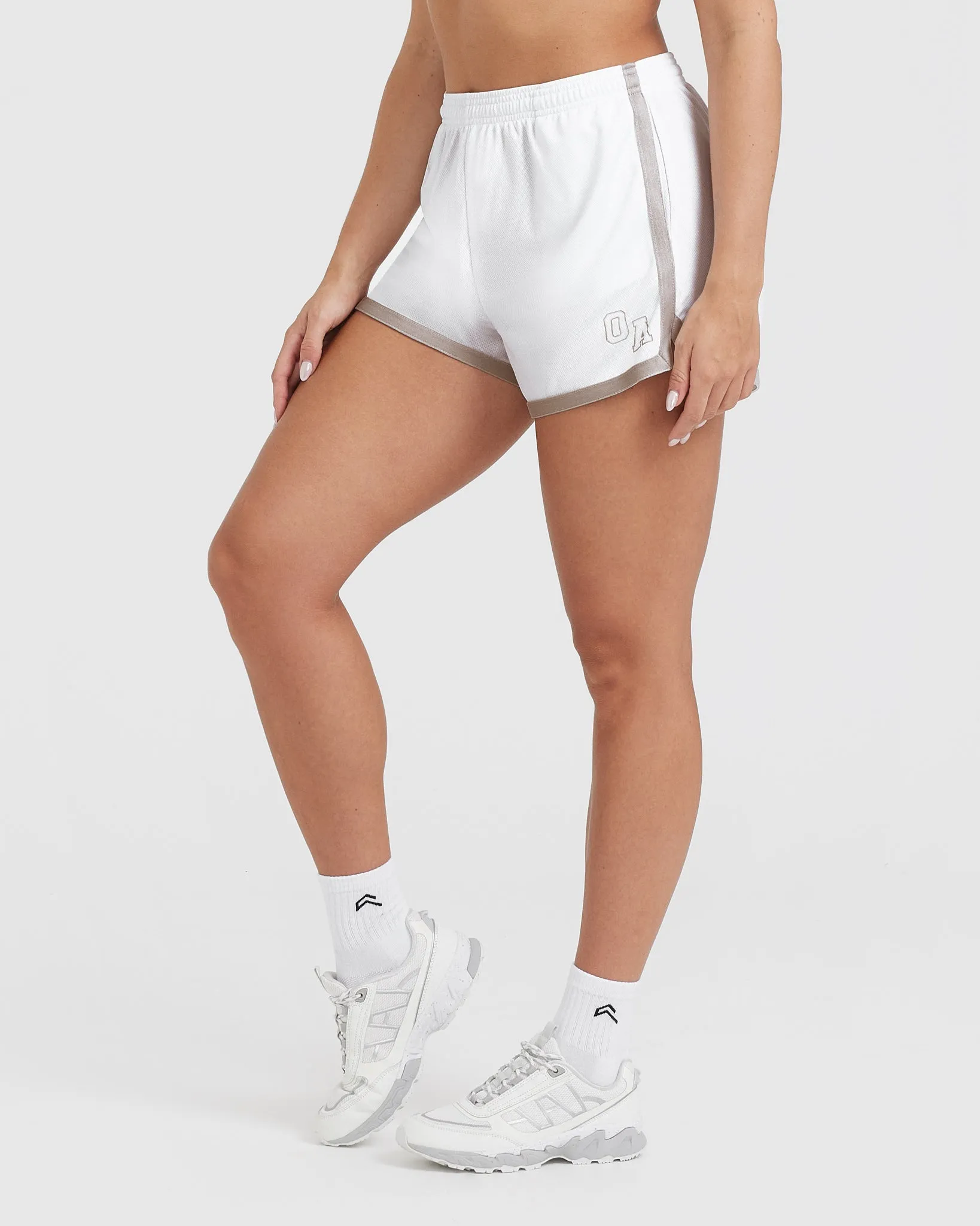 Varsity Shorts | White sold by Oner Active product image thumbnail 3
