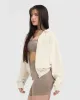 Raw Lounge Oversized Zip Hoodie | Off White sold by Oner Active