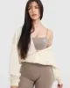 Raw Lounge Oversized Zip Hoodie | Off White sold by Oner Active