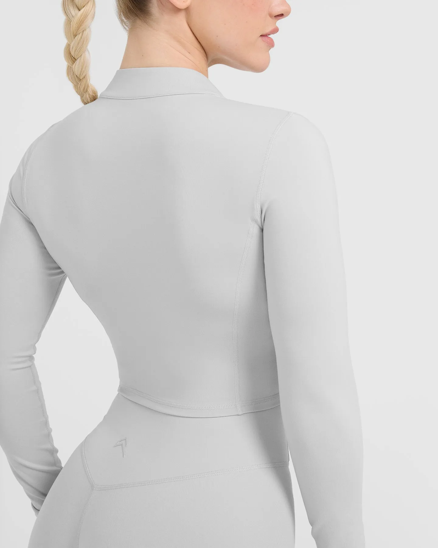 Timeless Crop Jacket | Light Grey sold by Oner Active product image thumbnail 5