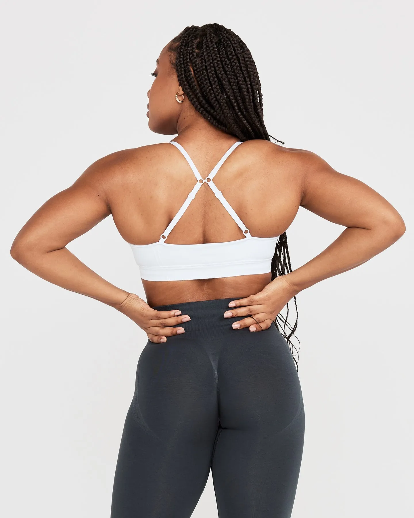 Effortless Micro Bralette | White sold by Oner Active product image thumbnail 2