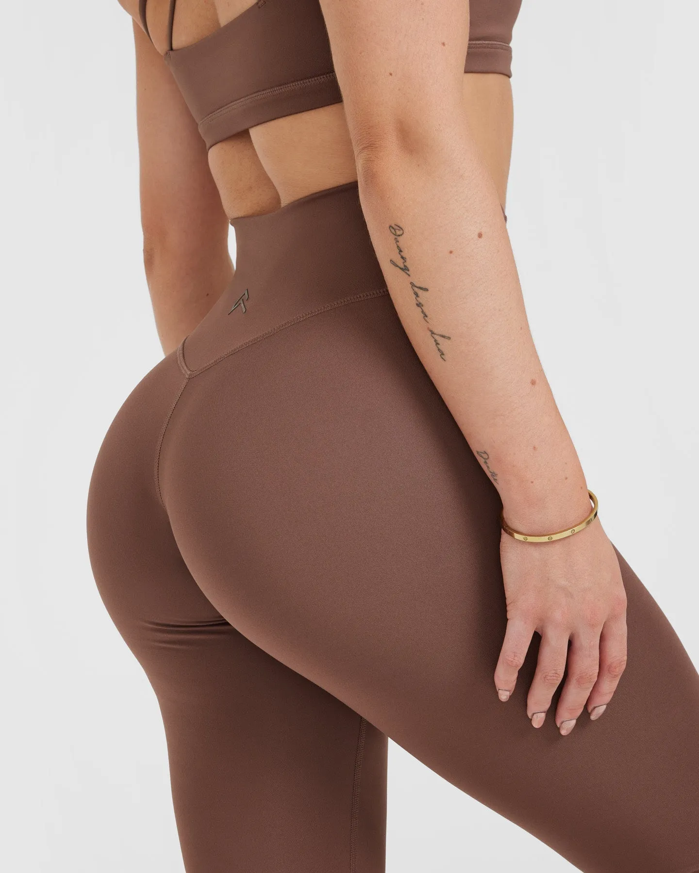 Timeless High Waisted Leggings | Chestnut sold by Oner Active product image thumbnail 5