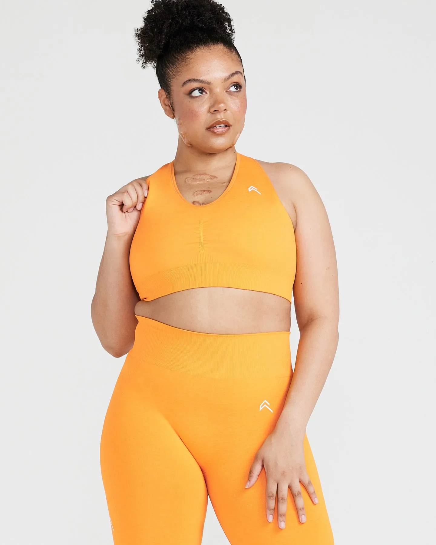 Classic Seamless 2.0 V-Neck Bralette | Sunset Marl sold by Oner Active product image thumbnail 2