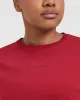 Classic Mirror Graphic Oversized Long Sleeve Top | Washed Red Wine sold by Oner Active