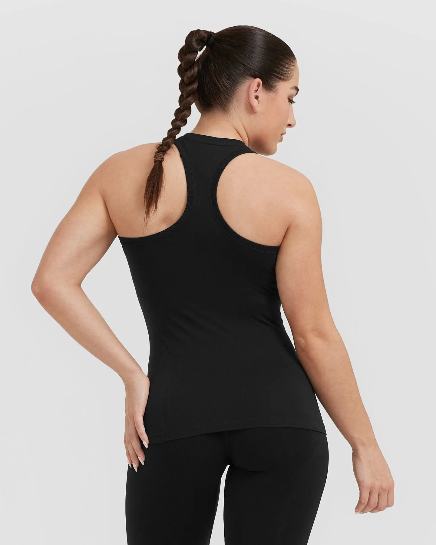 Go To Seamless Fitted High Neck Vest | Black sold by Oner Active product image thumbnail 2