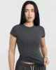 Cotton Icon Mid T-Shirt | Coal sold by Oner Active