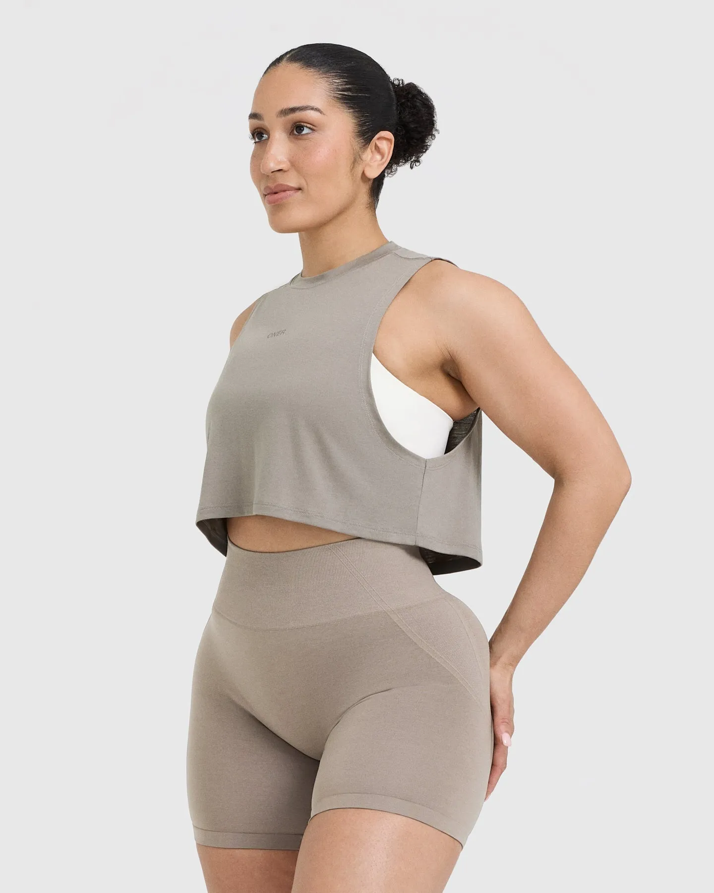 Go To Muscle Crop Tank | Minky sold by Oner Active product image thumbnail 3