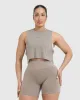 Go To Muscle Crop Tank | Minky sold by Oner Active