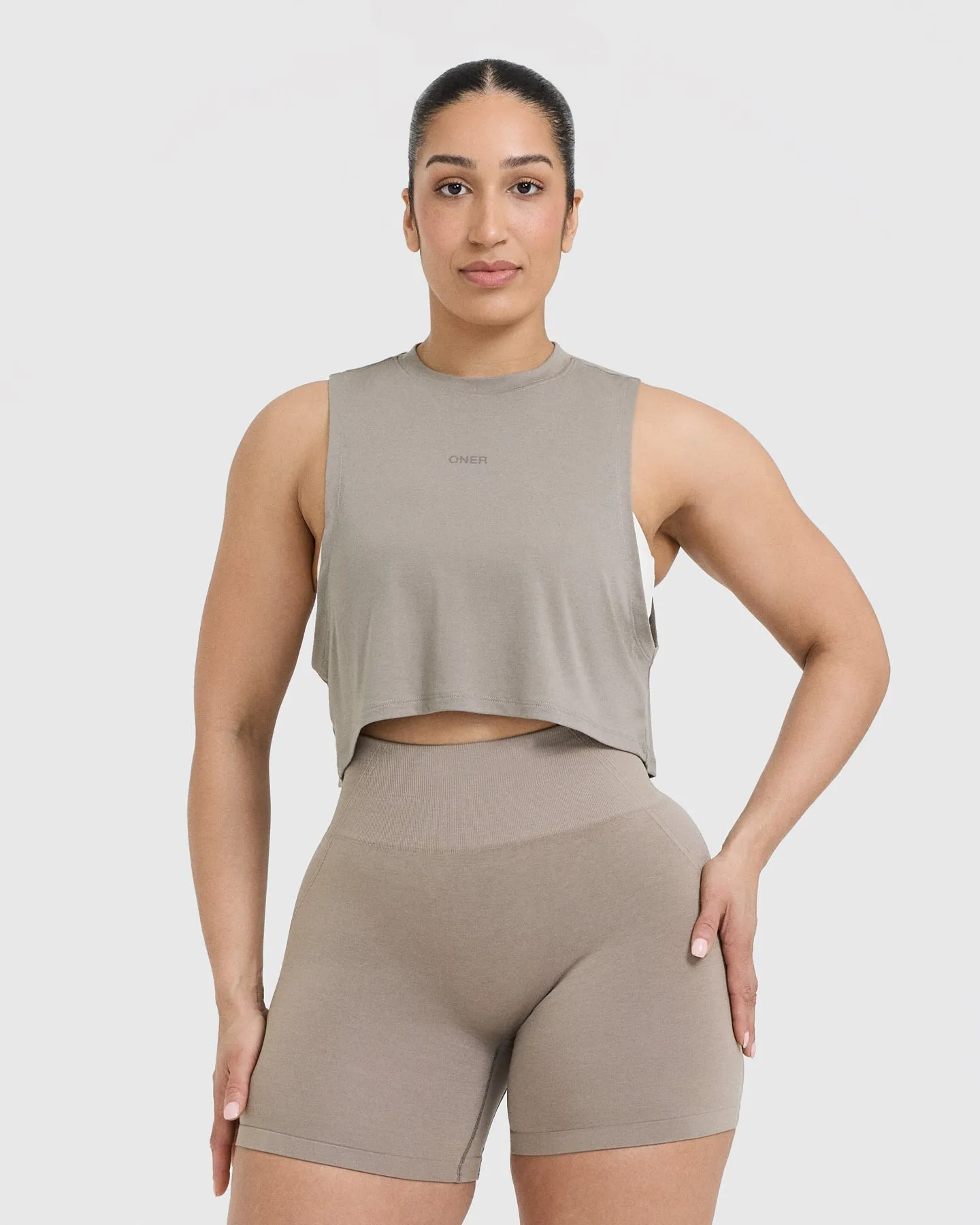 Go To Muscle Crop Tank | Minky sold by Oner Active