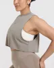 Go To Muscle Crop Tank | Minky sold by Oner Active