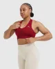 Classic Seamless 2.0 V-Neck Bralette | Red Wine Marl sold by Oner Active