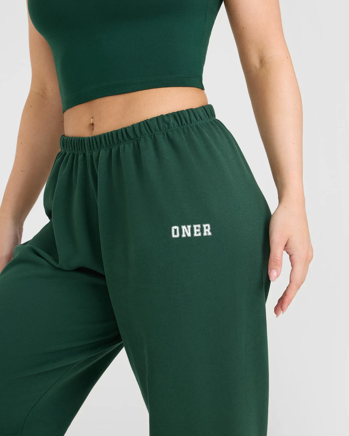 Lightweight Joggers with Printed Logo | Racing Green sold by Oner Active product image thumbnail 4