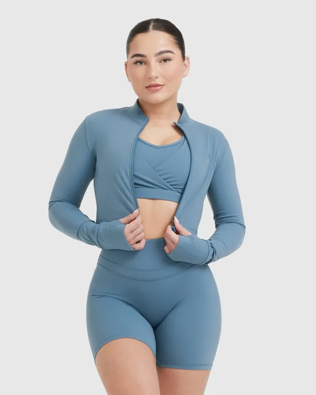 Unified Crop Jacket | Moonstone Blue sold by Oner Active
