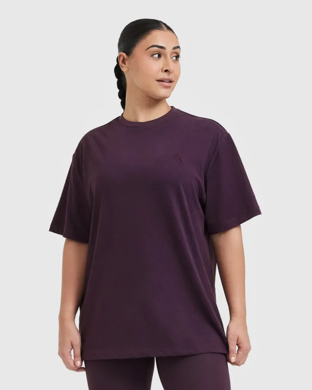 Classic Oversized Lightweight T-Shirt | Blackberry Purple sold by Oner Active