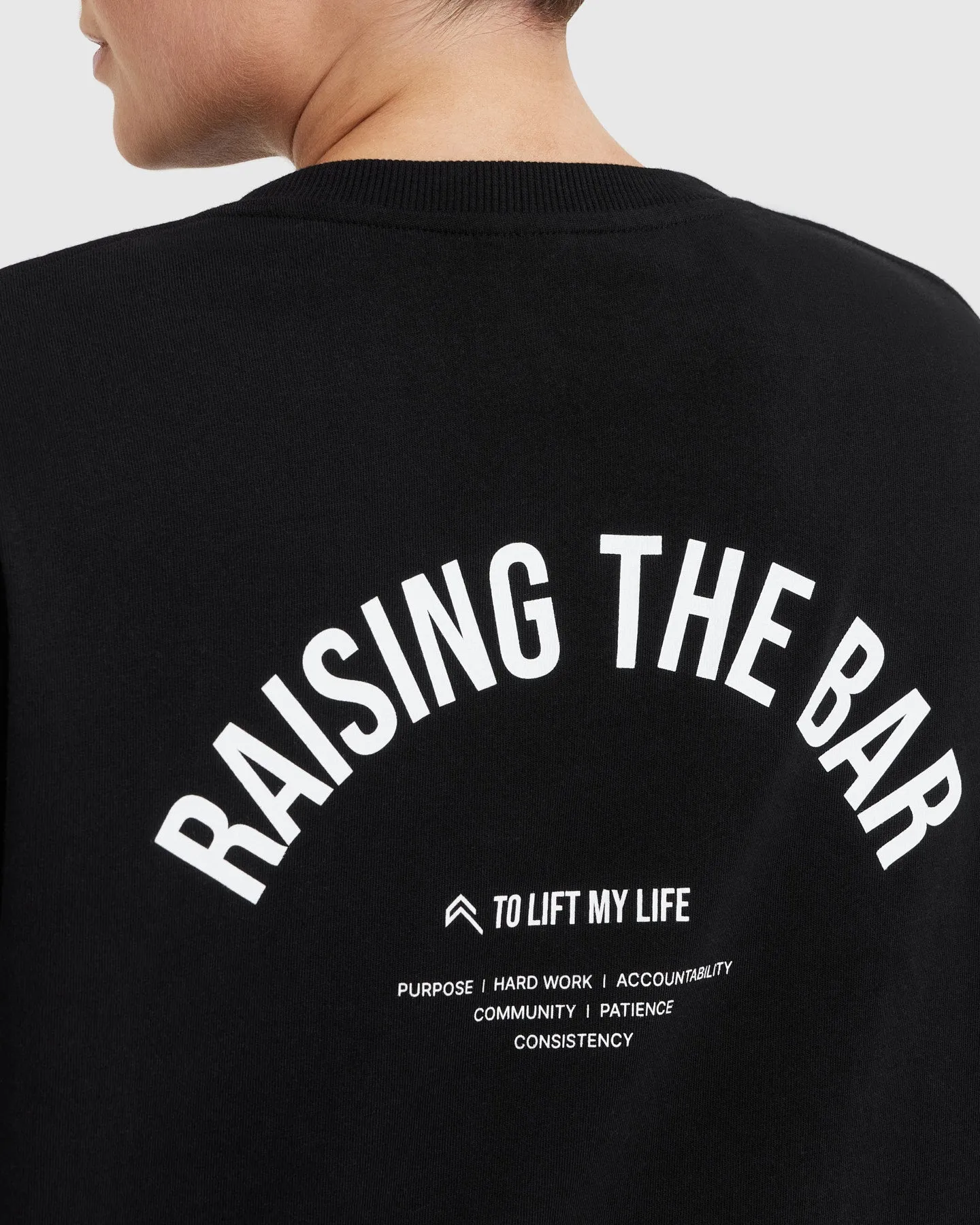 Raising The Bar Graphic Unisex T-Shirt | Black sold by Oner Active product image thumbnail 5
