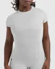 Mellow Soft Short Sleeve T-Shirt | Light Grey sold by Oner Active