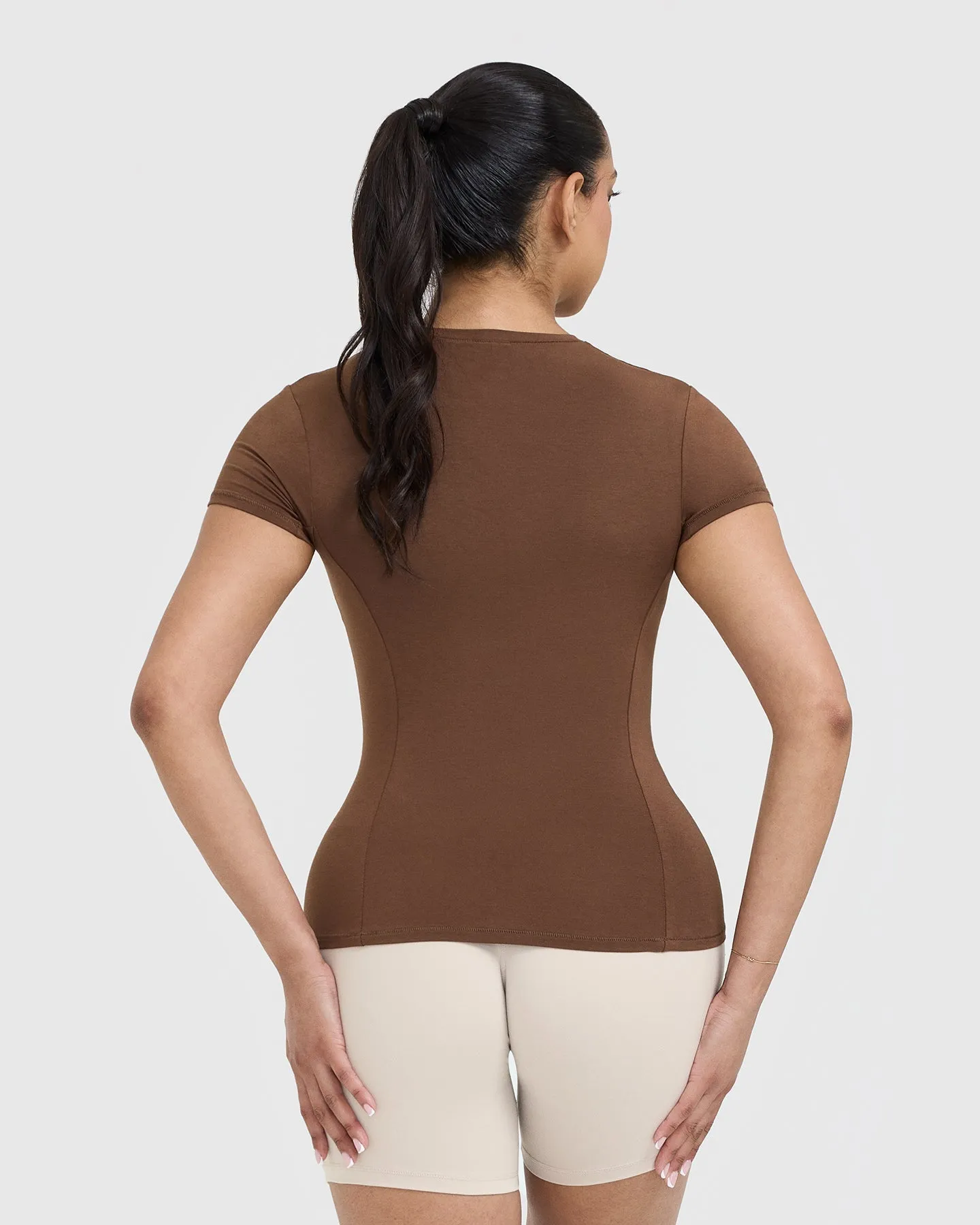Mellow Soft Short Sleeve T-Shirt | Nude 4 sold by Oner Active product image thumbnail 2