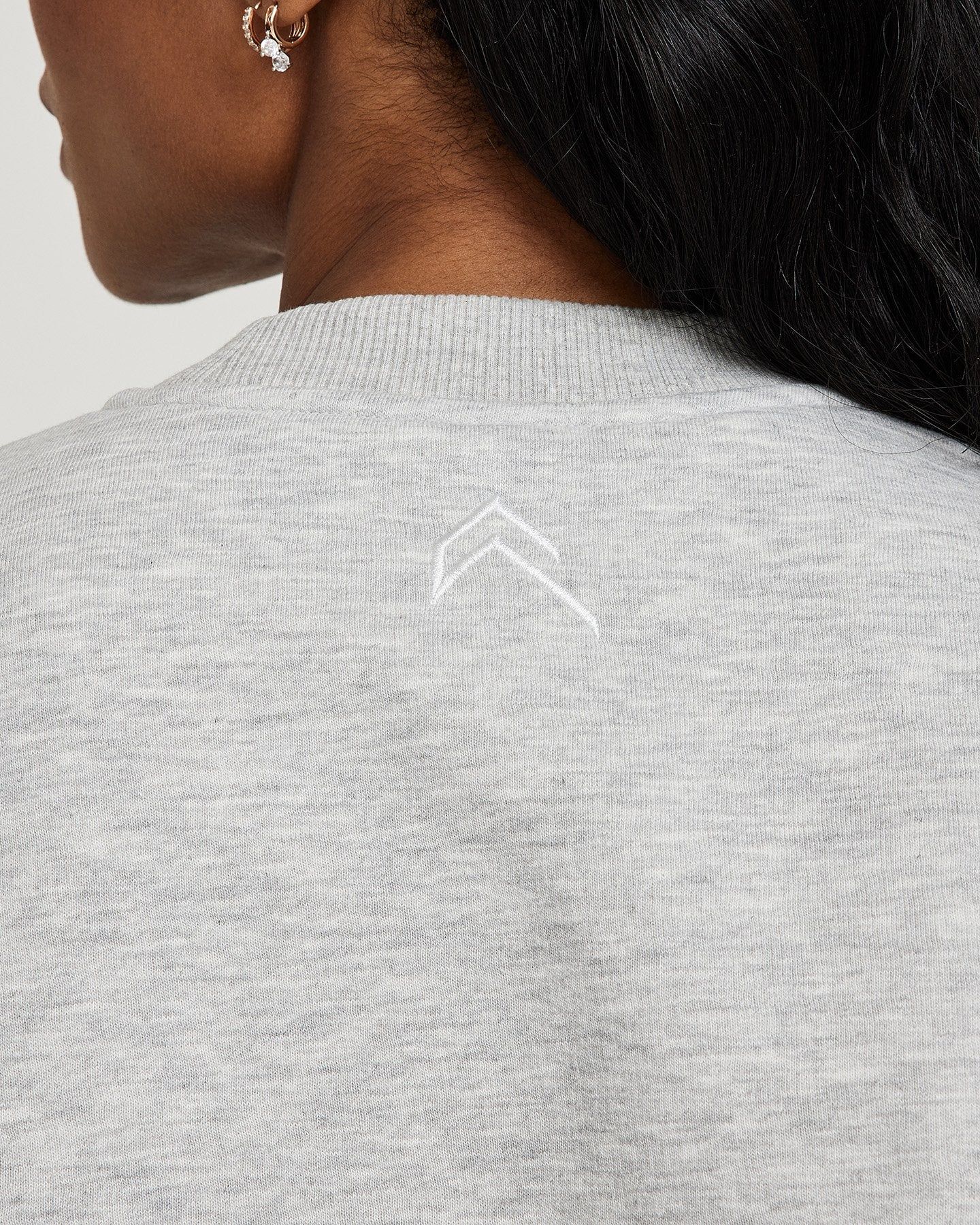 Classic Lounge Oversized Crew Neck | Silver Marl sold by Oner Active product image thumbnail 5