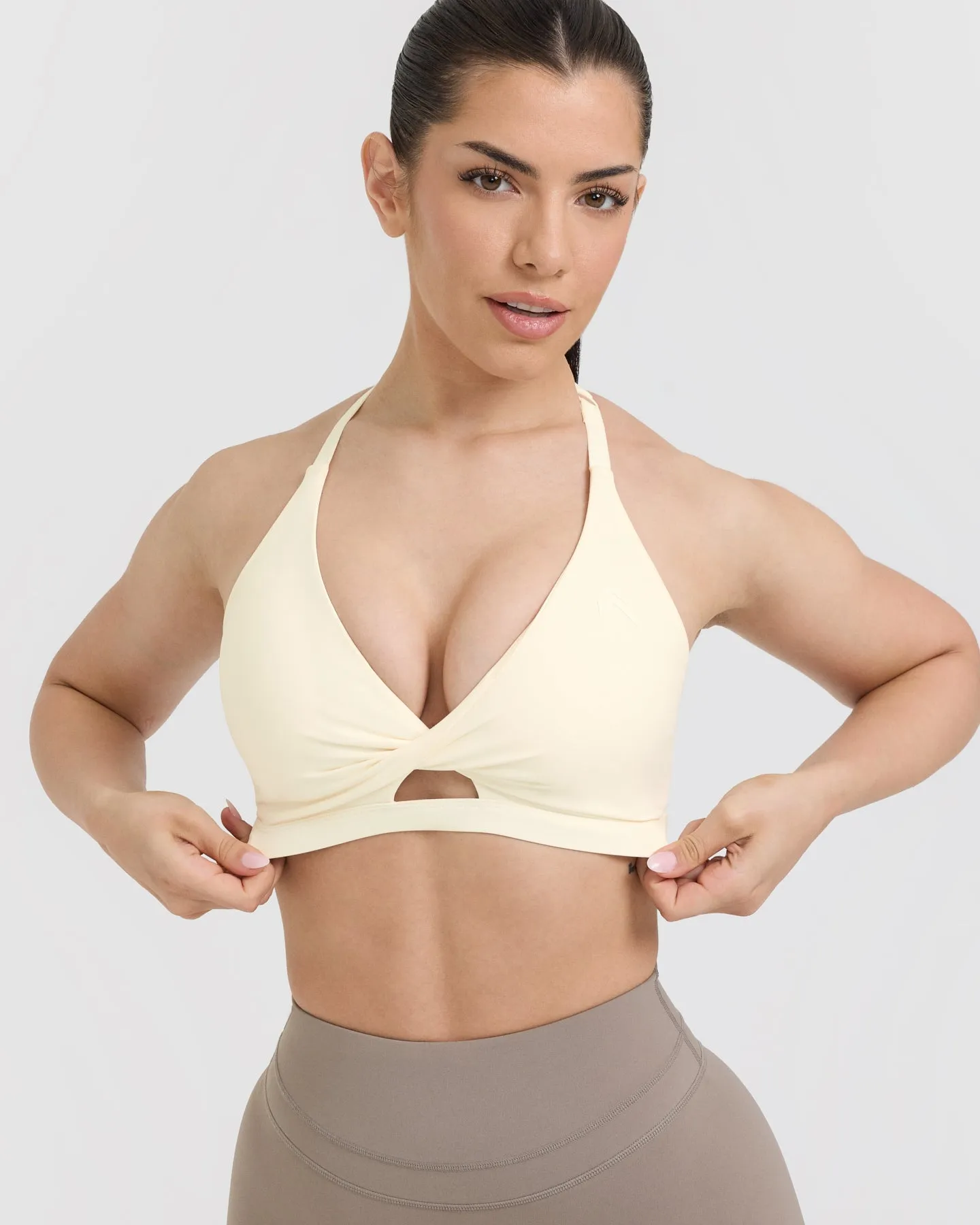 Unified Twist Sports Bra | Off White sold by Oner Active product image thumbnail 4