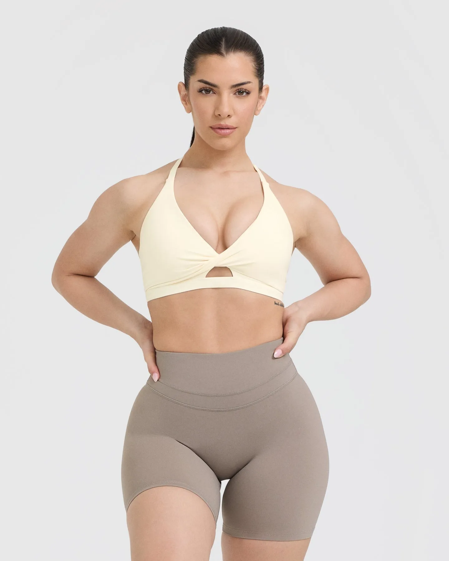 Unified Twist Sports Bra | Off White sold by Oner Active