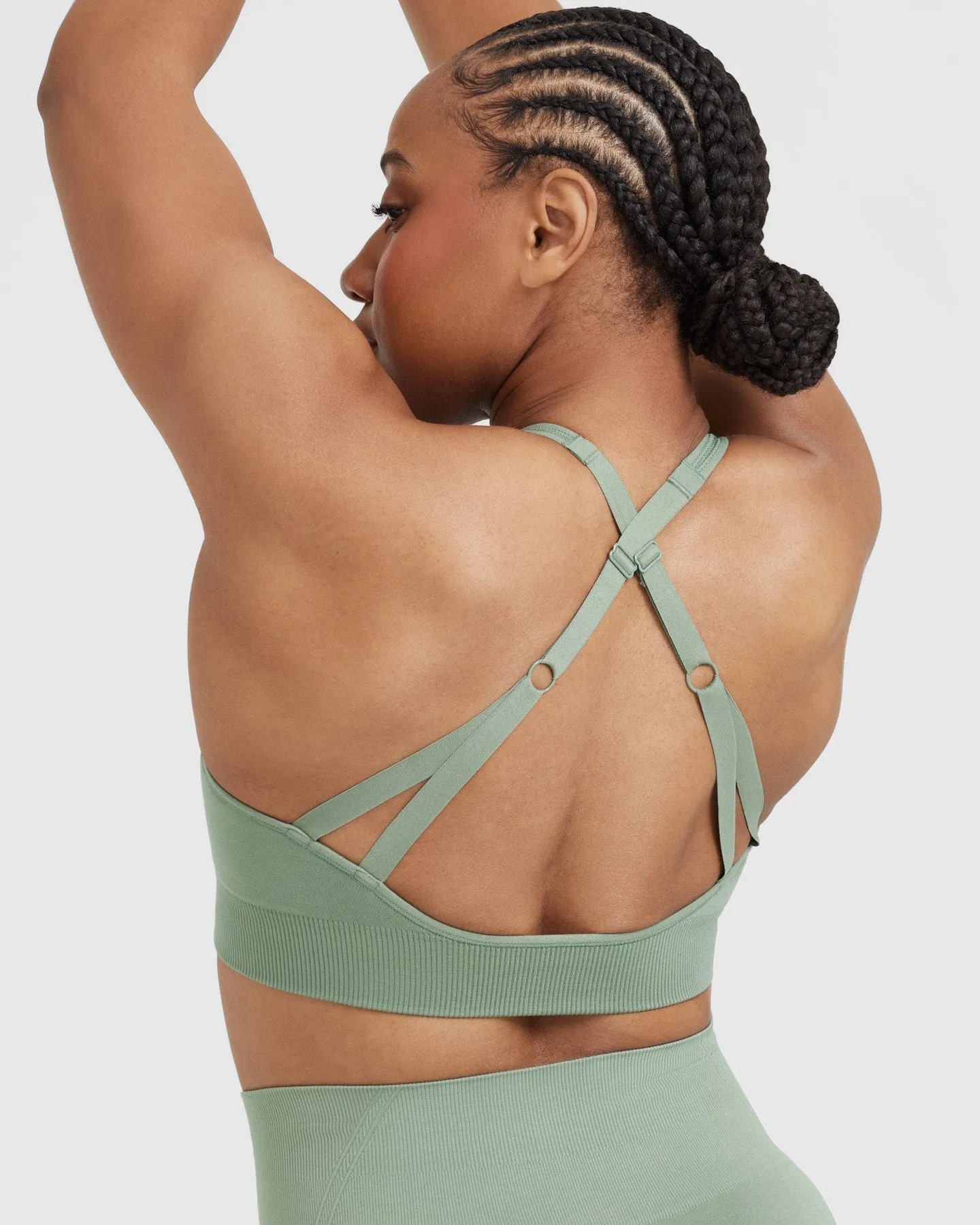 Classic Seamless 2.0 Bralette | Sage Marl sold by Oner Active product image thumbnail 5