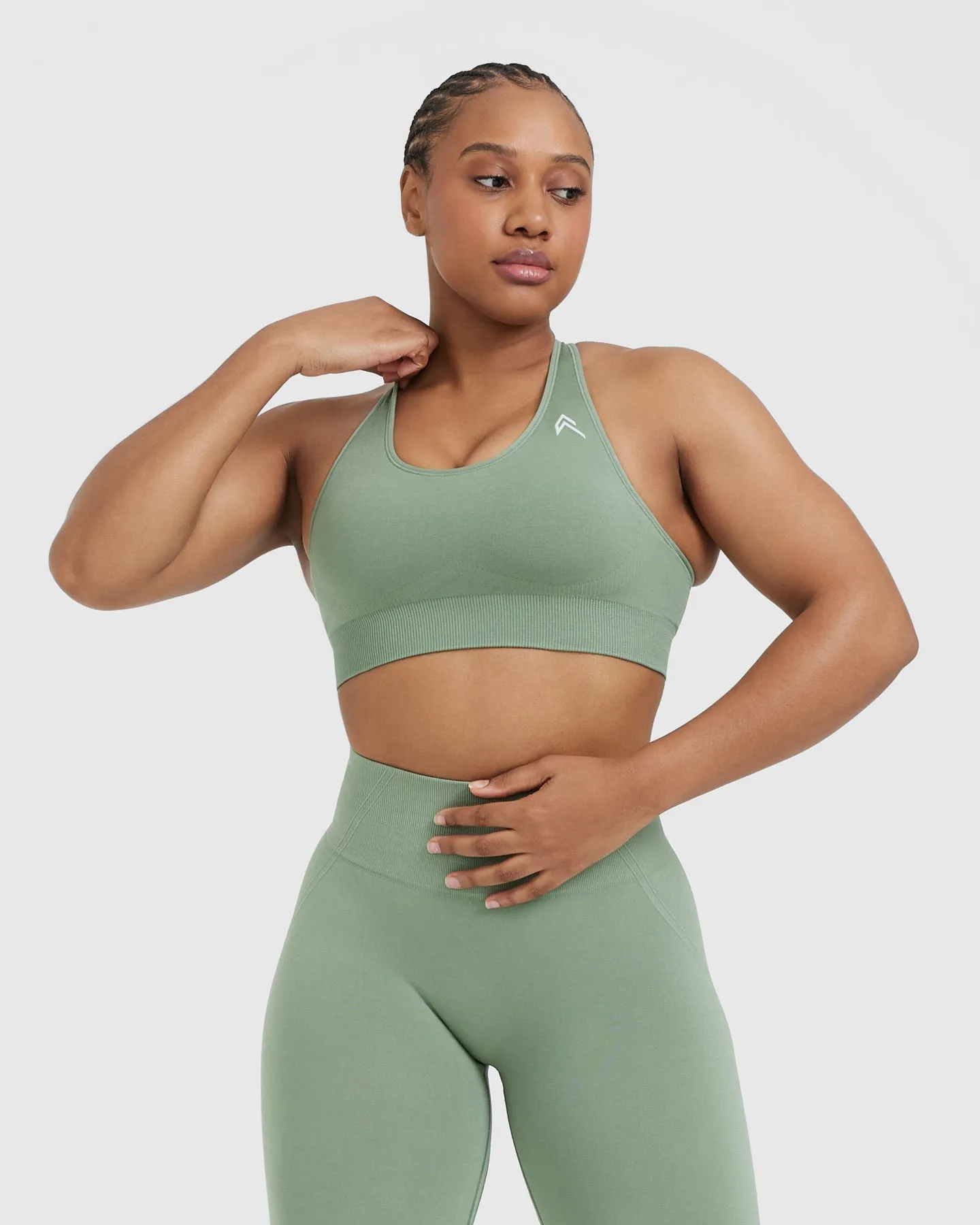 Classic Seamless 2.0 Bralette | Sage Marl sold by Oner Active