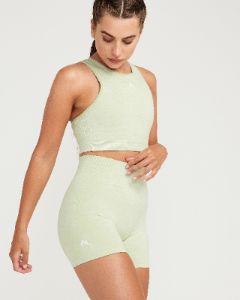 Classic Seamless Shorts | Pistacchio Marl sold by Oner Active