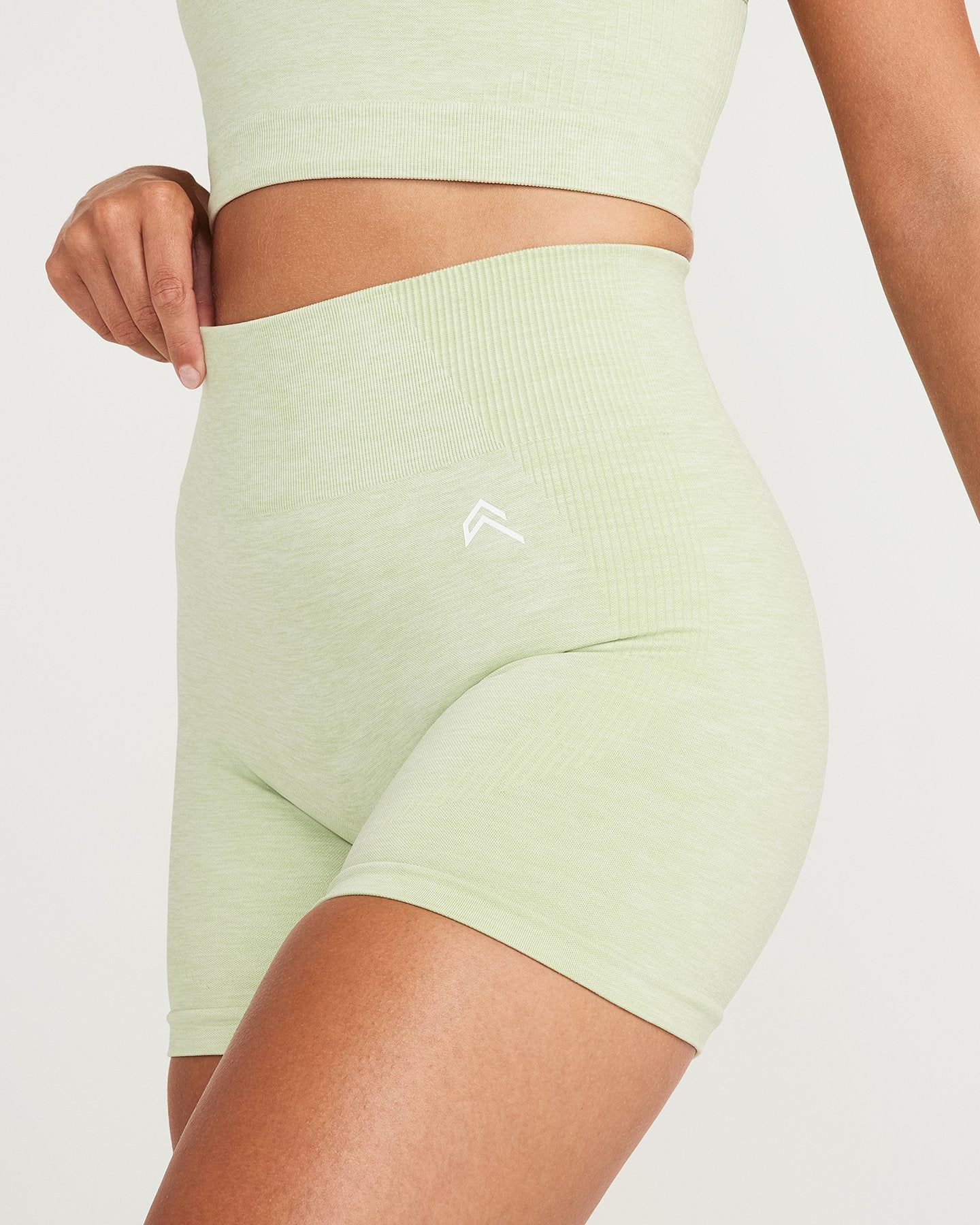 Classic Seamless Shorts | Pistacchio Marl sold by Oner Active product image thumbnail 5