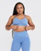 Effortless Micro Bralette | Light Denim sold by Oner Active
