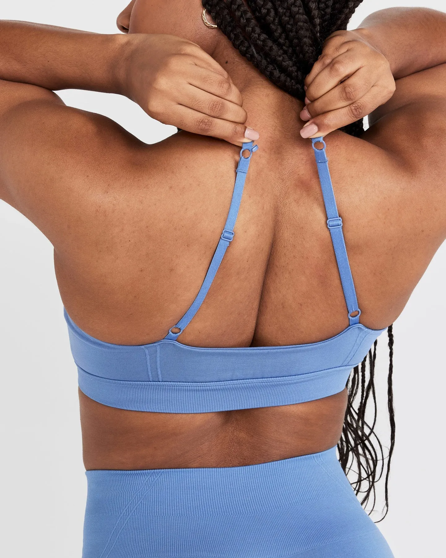Effortless Micro Bralette | Light Denim sold by Oner Active product image thumbnail 5