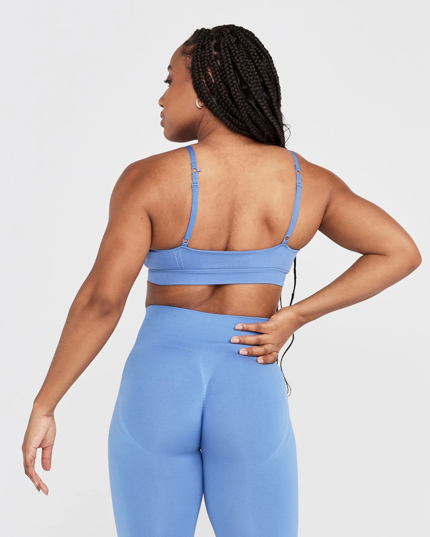 Effortless Micro Bralette | Light Denim sold by Oner Active product image thumbnail 2