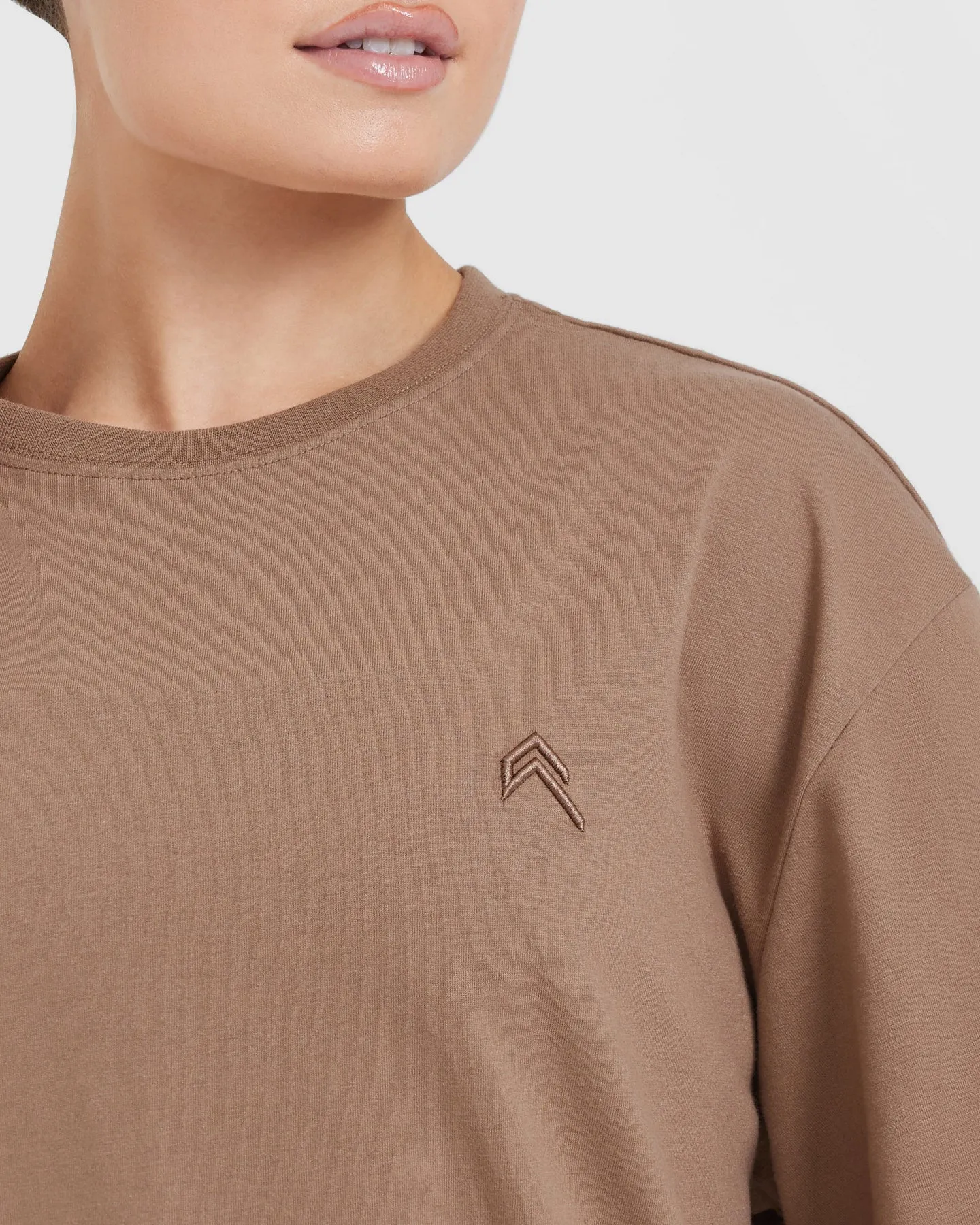 Classic Oversized Lightweight T-Shirt | Walnut sold by Oner Active product image thumbnail 4