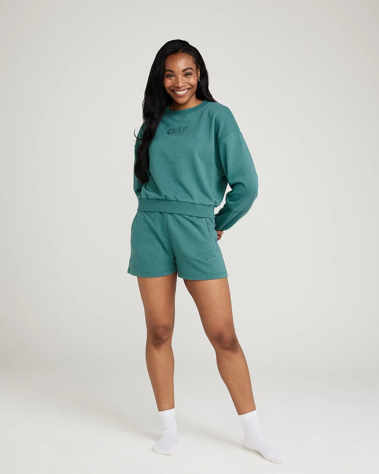 Classic Lounge Crew Neck | Mineral Green sold by Oner Active product image thumbnail 2