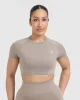 Go To Seamless Fitted Crop Top | Minky sold by Oner Active