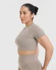 Go To Seamless Fitted Crop Top | Minky sold by Oner Active