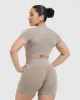 Go To Seamless Fitted Crop Top | Minky sold by Oner Active