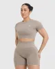 Go To Seamless Fitted Crop Top | Minky sold by Oner Active