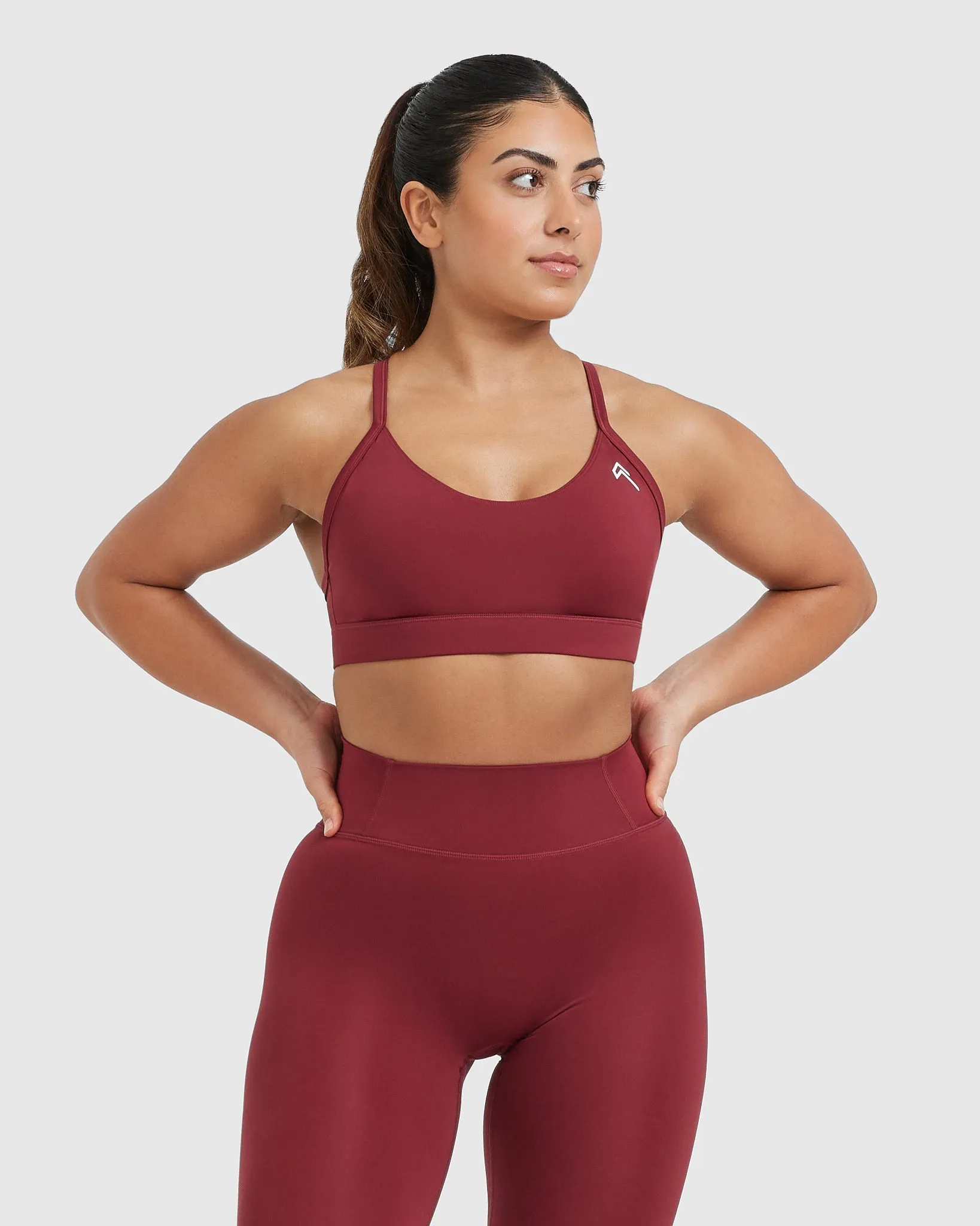 Everyday Sports Bra | Burnt Cherry sold by Oner Active