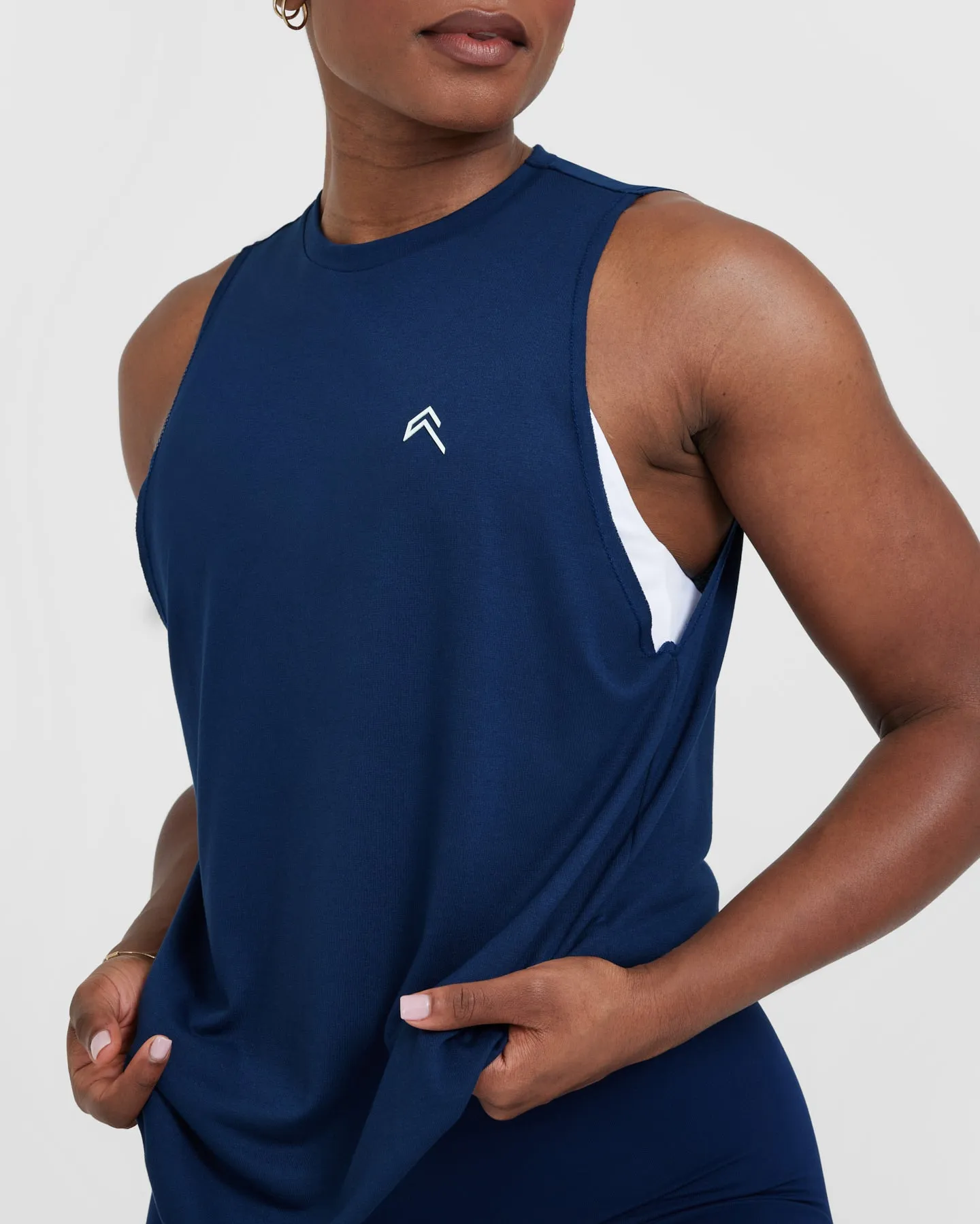 Go To Muscle Vest | Midnight Blue sold by Oner Active product image thumbnail 4