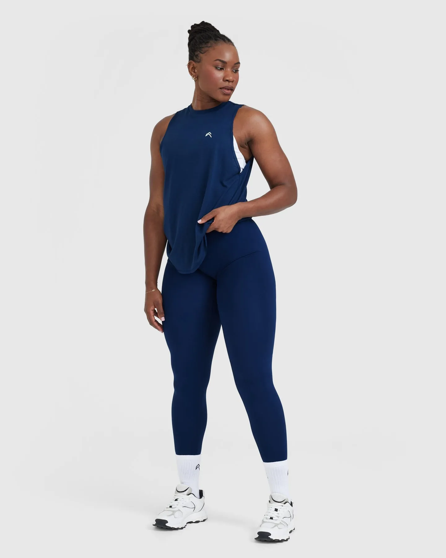 Go To Muscle Vest | Midnight Blue sold by Oner Active product image thumbnail 3