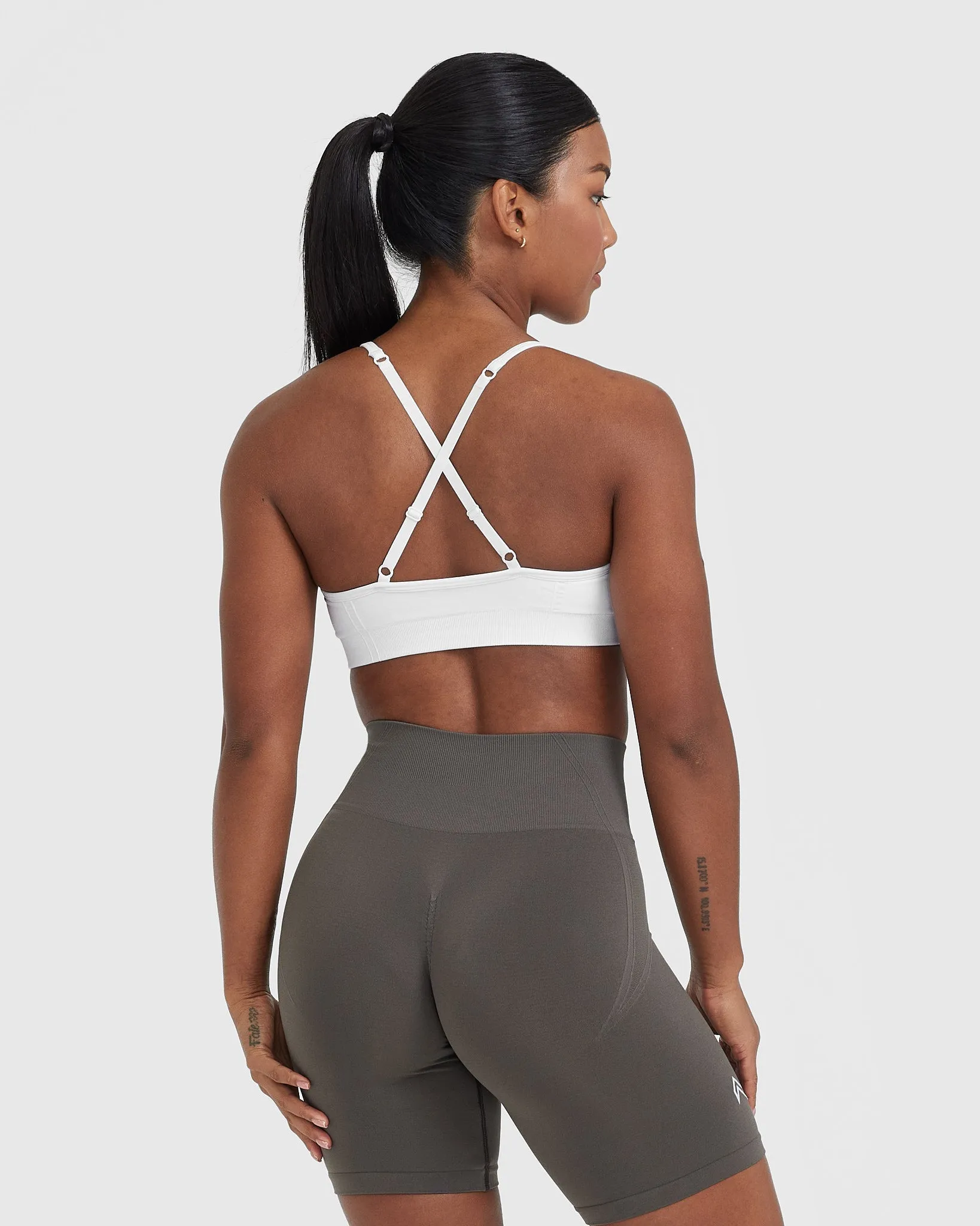 Effortless Strappy Bralette | White sold by Oner Active product image thumbnail 2