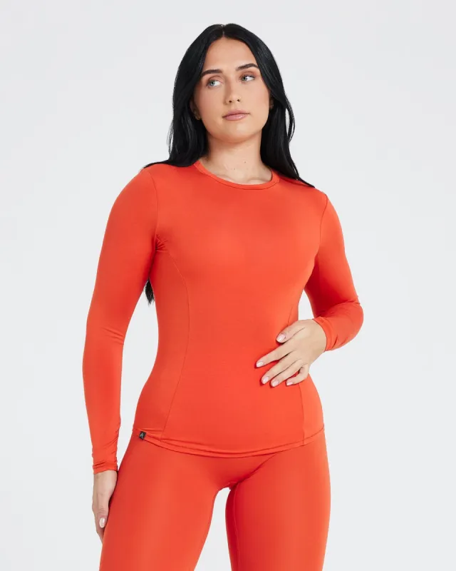 Mellow Soft Long Sleeve Top | Spice sold by Oner Active