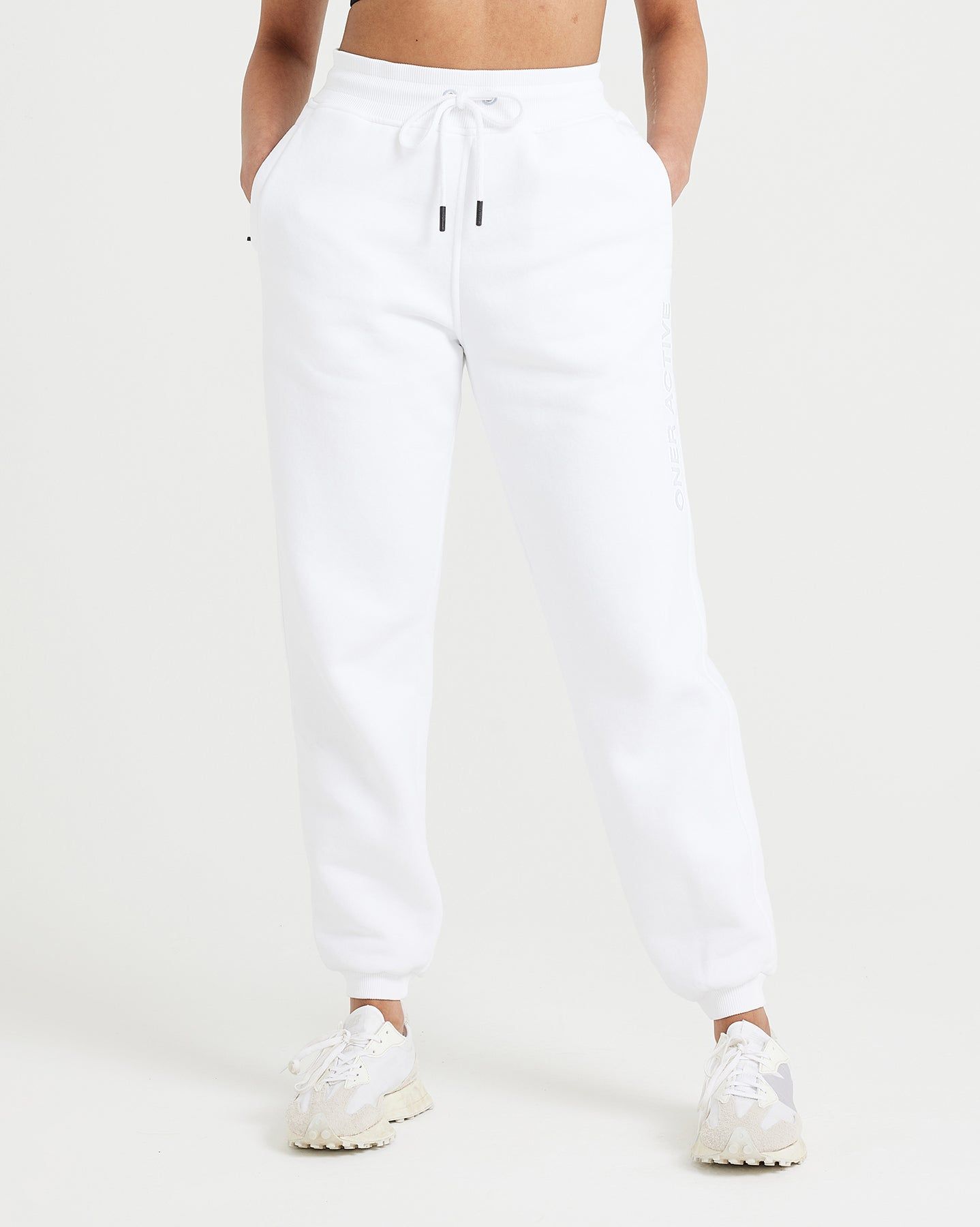 Classic Lounge Jogger | White sold by Oner Active