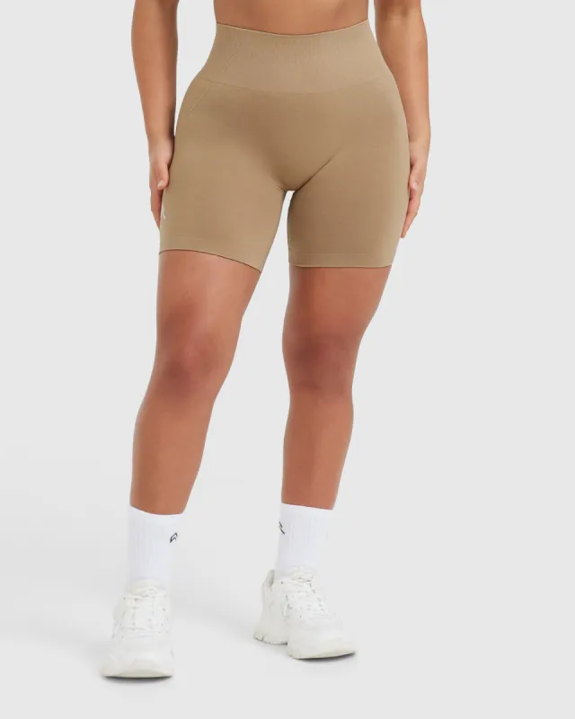 Effortless Seamless Shorts | Dune Brown sold by Oner Active