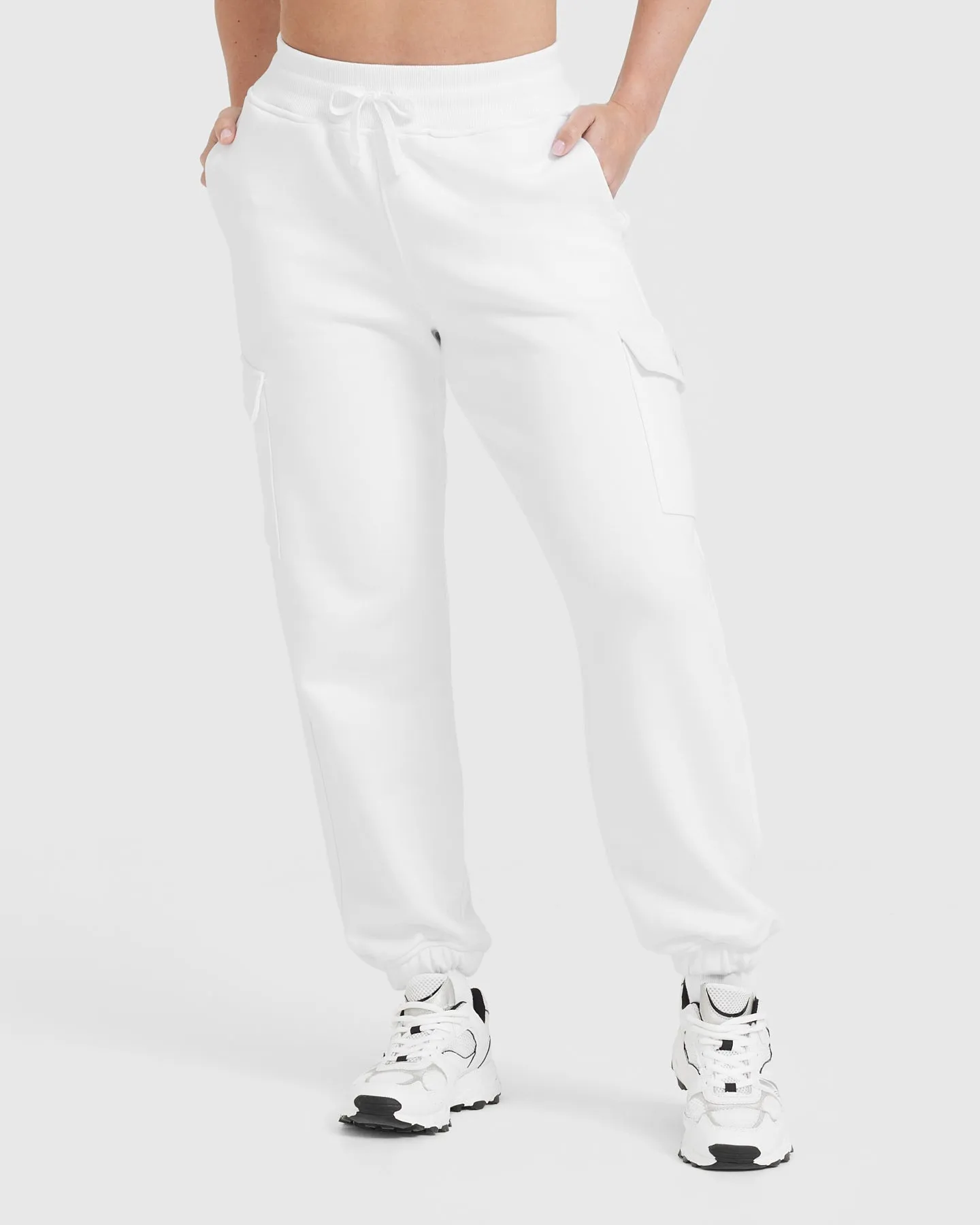 All Day Lightweight Cargo Jogger | White sold by Oner Active