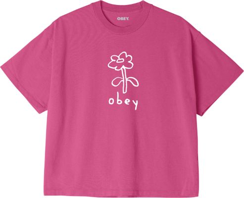 Cartoon Flower Custom Crop T-Shirt - Women's|-|T-shirt écourté Cartoon Flower Custom - Femme sold by The Last Hunt